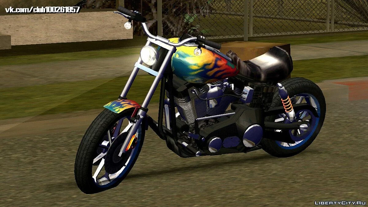 Harley Davidson Dyna T Sport 1999 v0.2 (только DFF) / GTA San Andreas (iOS, Android)