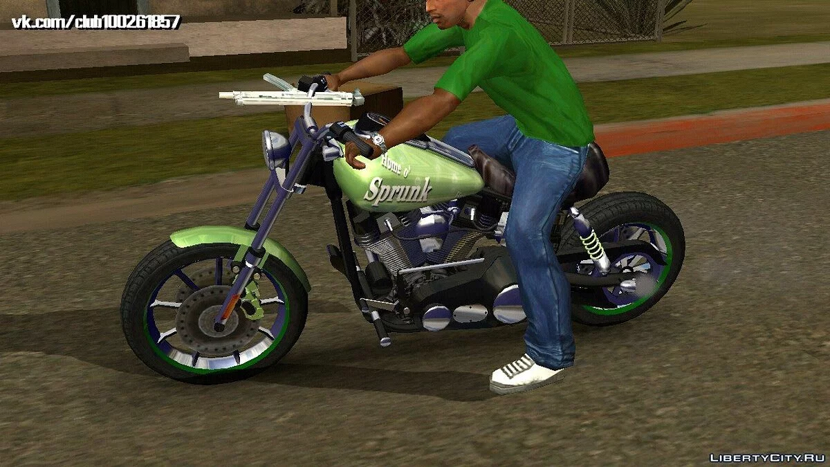 Harley Davidson Dyna T Sport 1999 v0.2 (только DFF) / GTA San Andreas (iOS, Android)