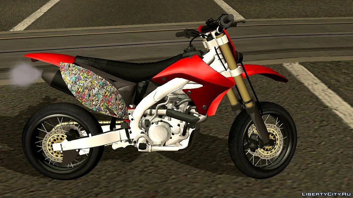 Kawasaki KX450 Supermoto (только DFF) / GTA San Andreas (iOS, Android)