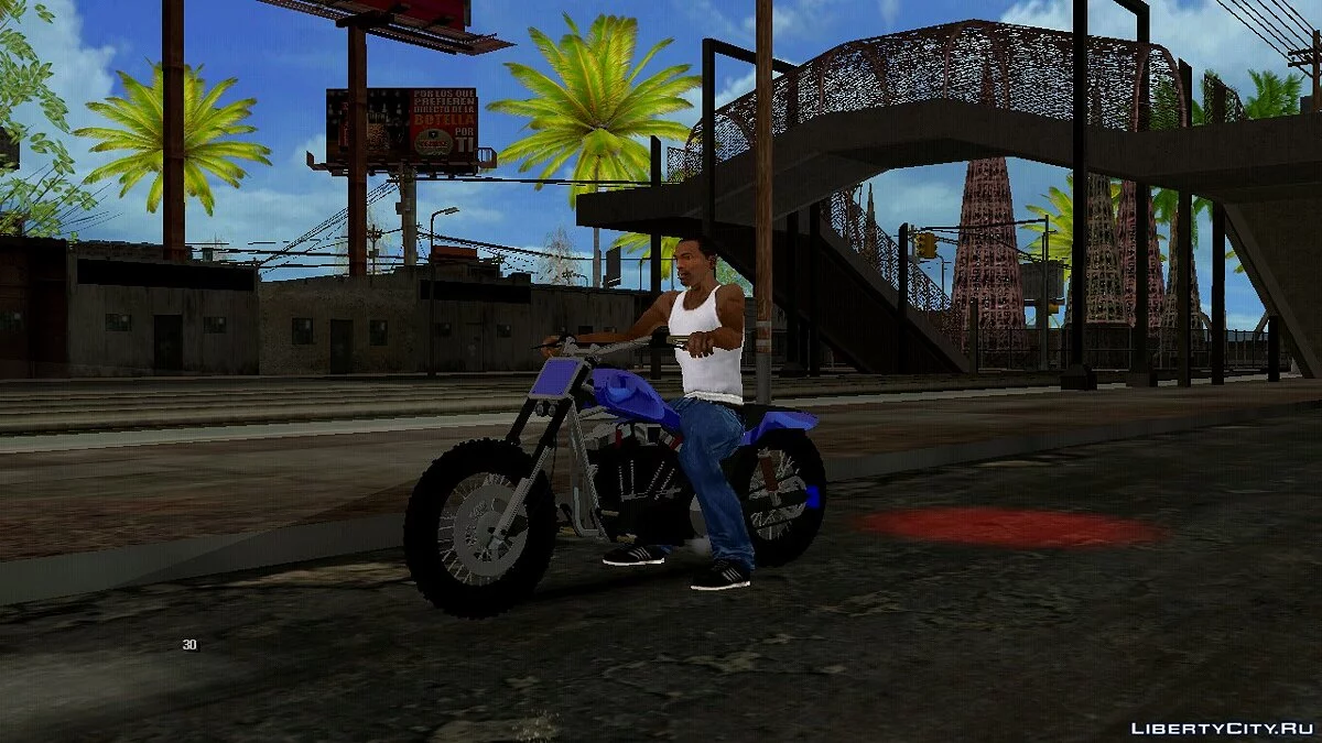 Мотоцикл из GTA 5 (только DFF) / GTA San Andreas (iOS, Android)