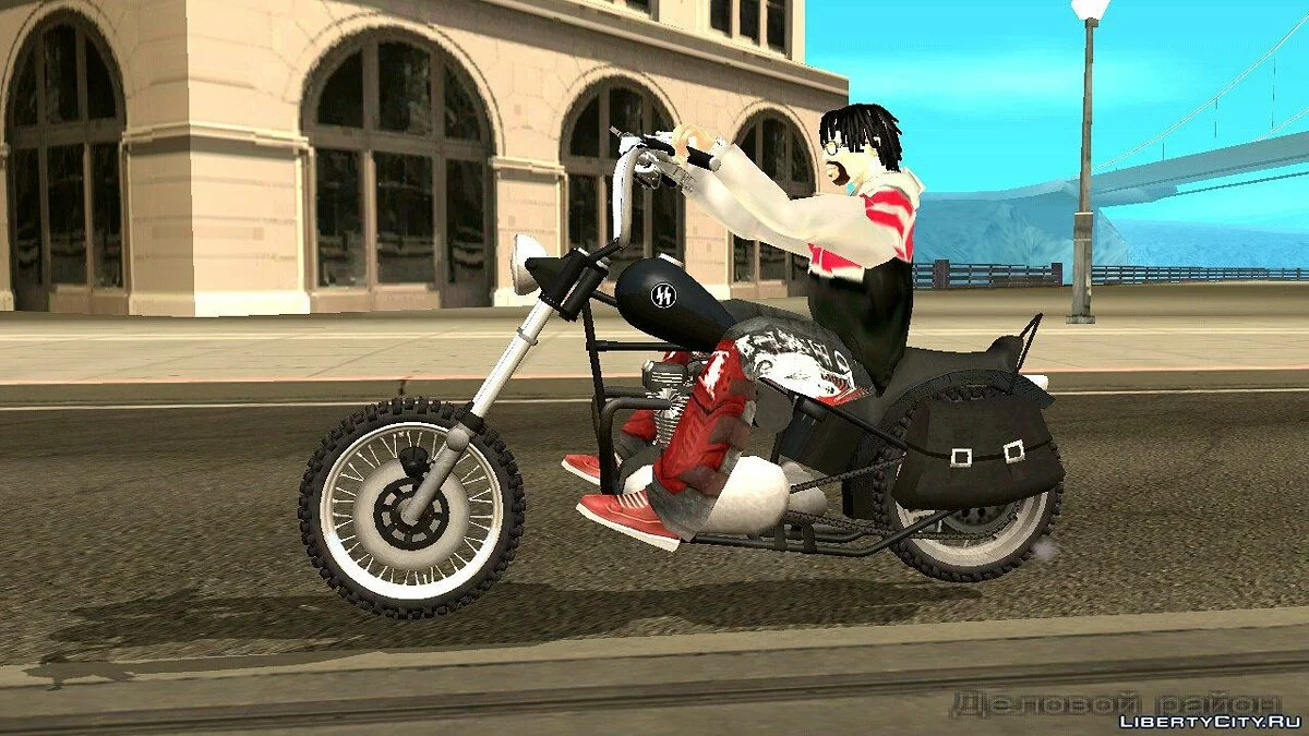 Triumph Bonnevile 1976 Custom (только DFF) / GTA San Andreas (iOS, Android)