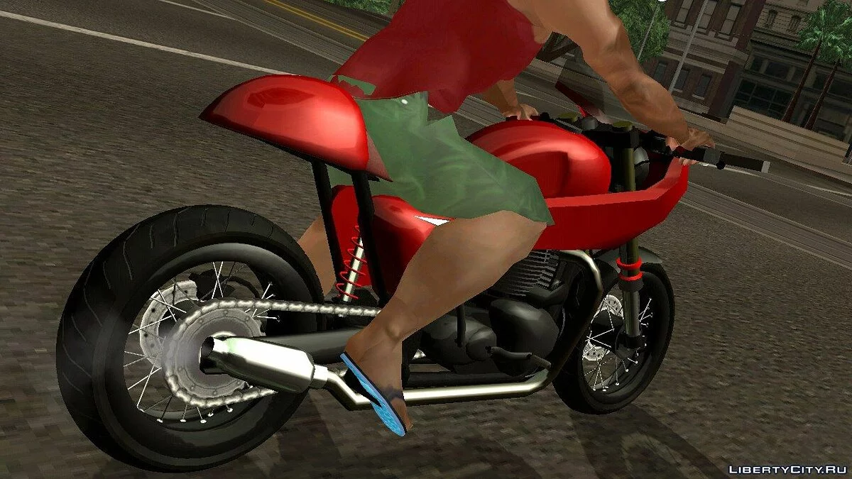 Triumph Bonnevile T-100 Cafe-Racer (только DFF) / GTA San Andreas (iOS, Android)