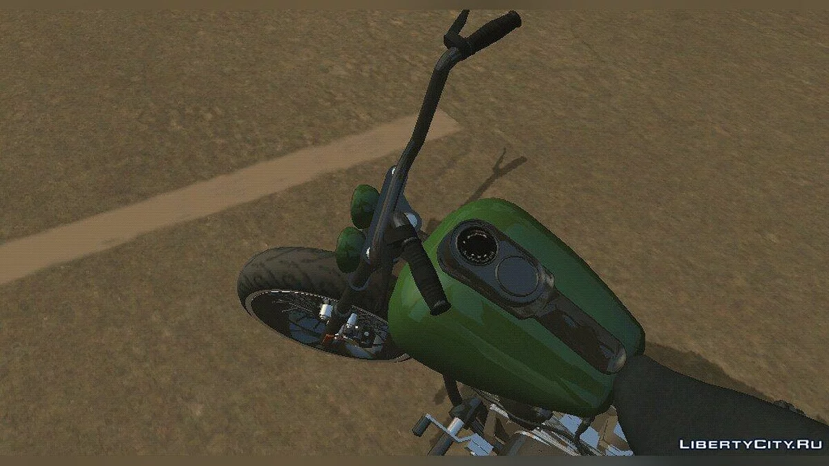 Harley Davidson Dyna Super Glide Custom (только DFF) / GTA San Andreas (iOS, Android)