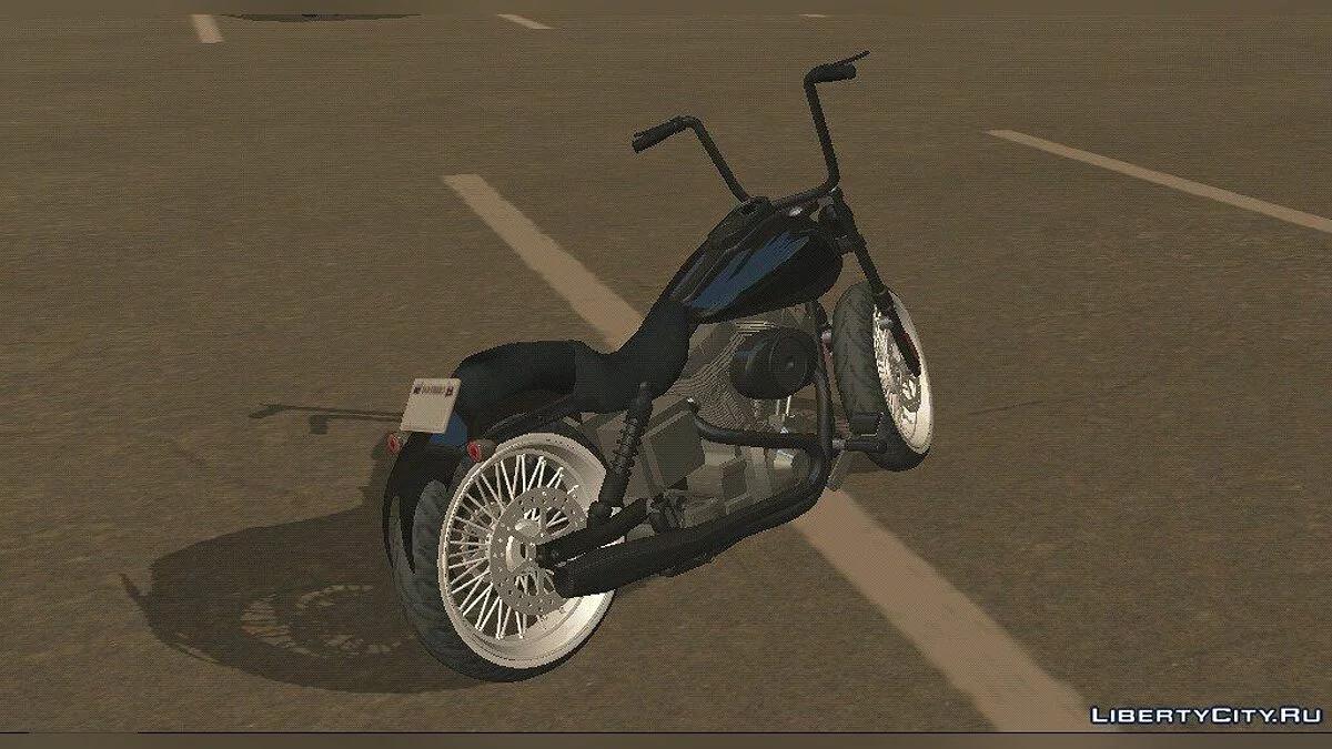 Harley Davidson Dyna Super Glide Custom (только DFF) / GTA San Andreas (iOS, Android)