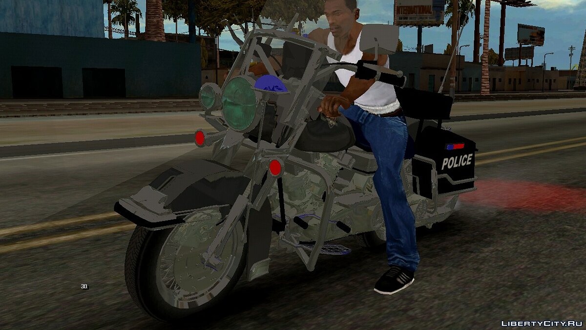 Скачать Harley-Davidson (Полиция) для GTA San Andreas (iOS, Android)