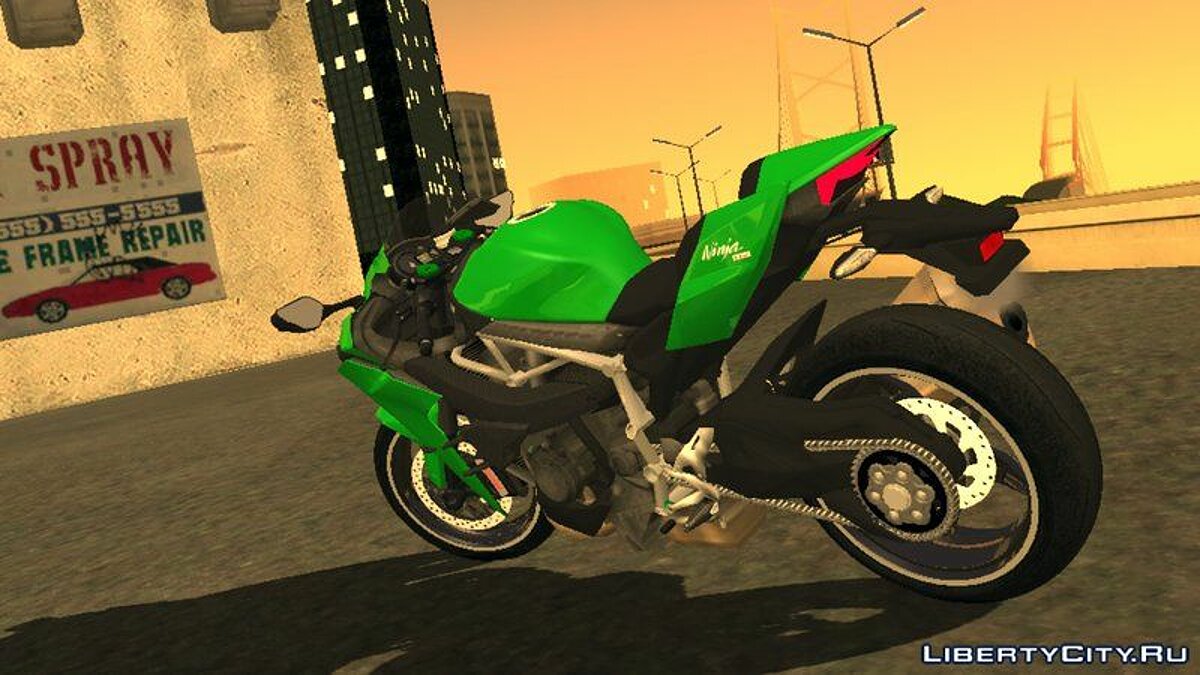 Скачать Kawasaki Ninja H2 2017 для GTA San Andreas (iOS, Android)