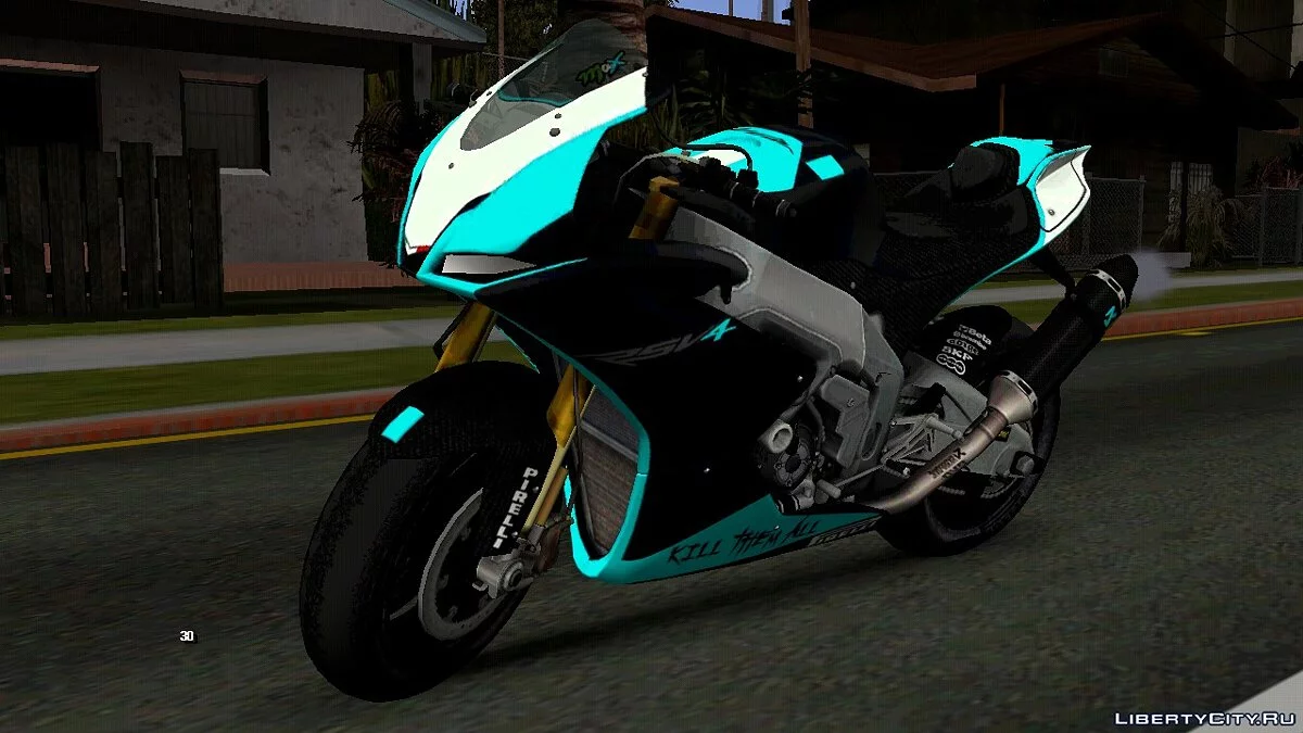 Aprilia RSV-4 / GTA San Andreas (iOS, Android)