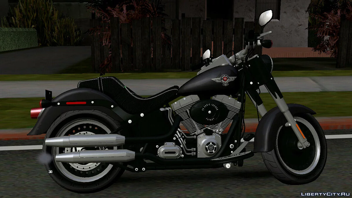 Harley Davidson Fat Boy Lo 2010 / GTA San Andreas (iOS, Android)