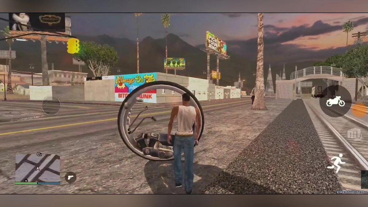Mono Wheel Android Updated / GTA San Andreas (iOS, Android)