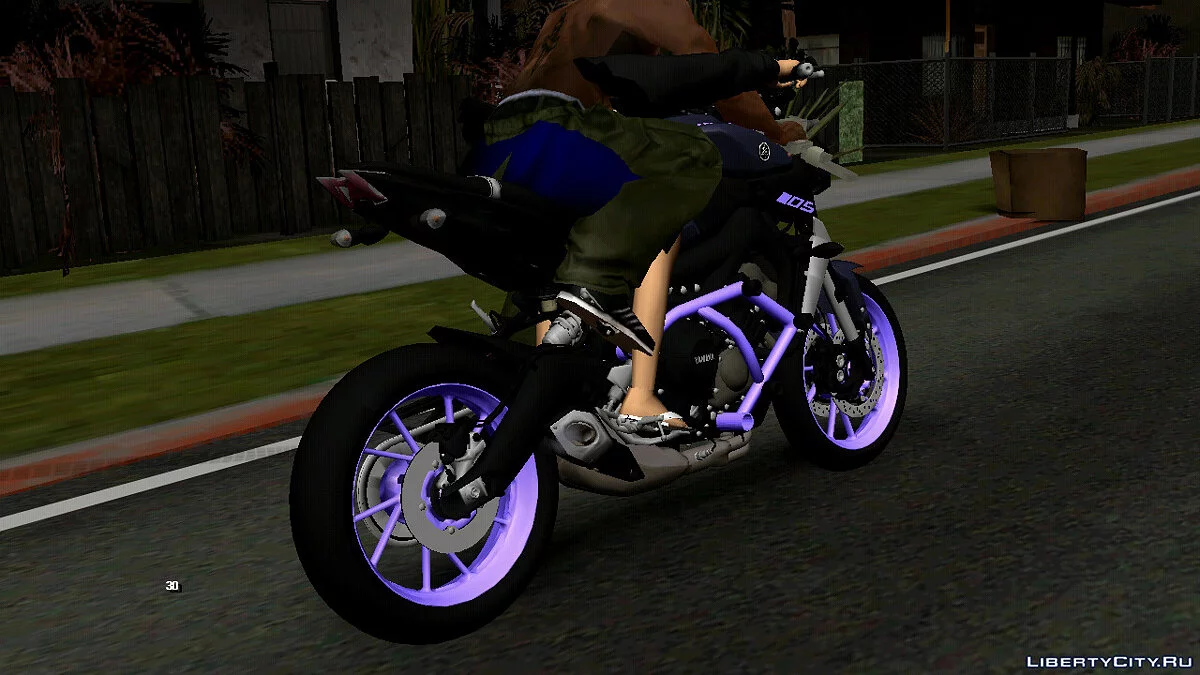 Yamaha MT09 (только DFF) / GTA San Andreas (iOS, Android)