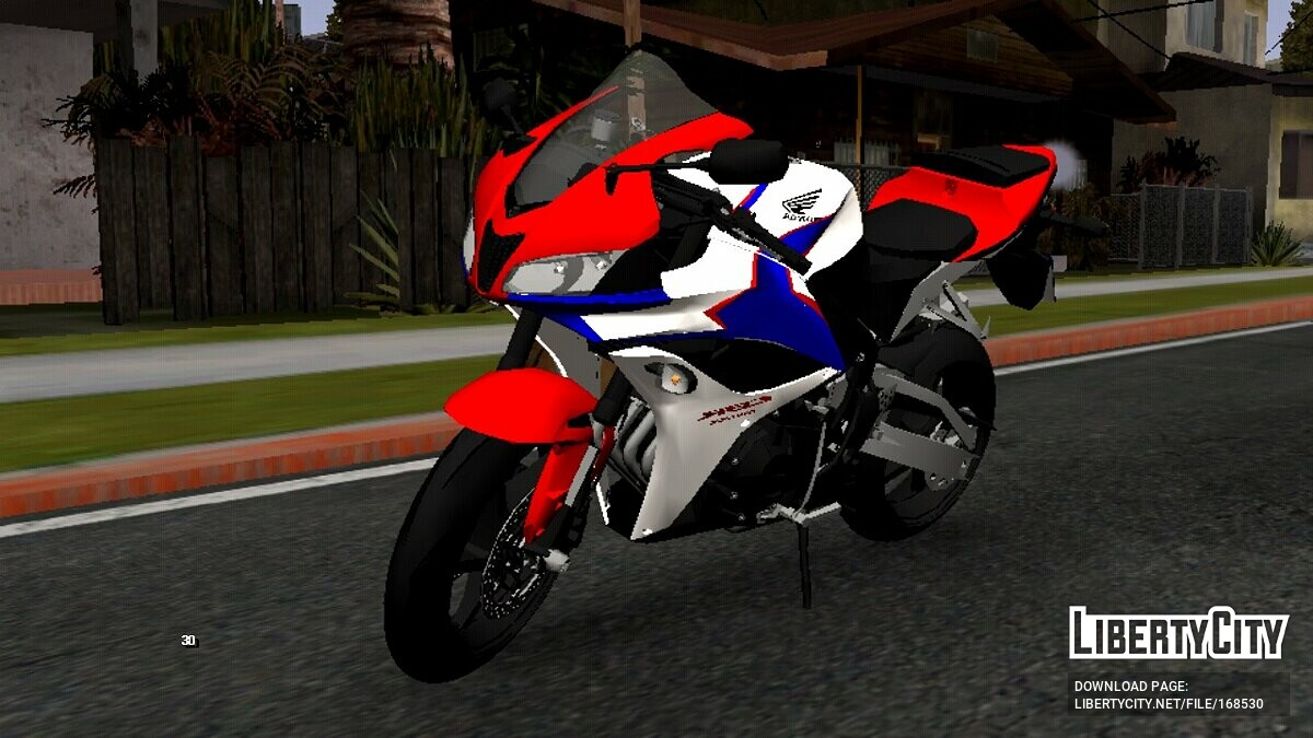 Скачать Honda CBR 600RR (только DFF) для GTA San Andreas (iOS, Android)