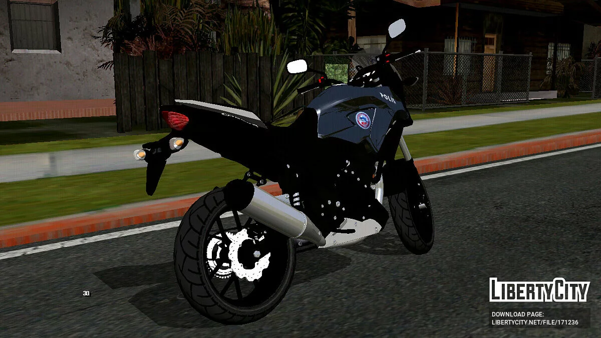 Honda CB 500X Turkish Police / GTA San Andreas (iOS, Android)