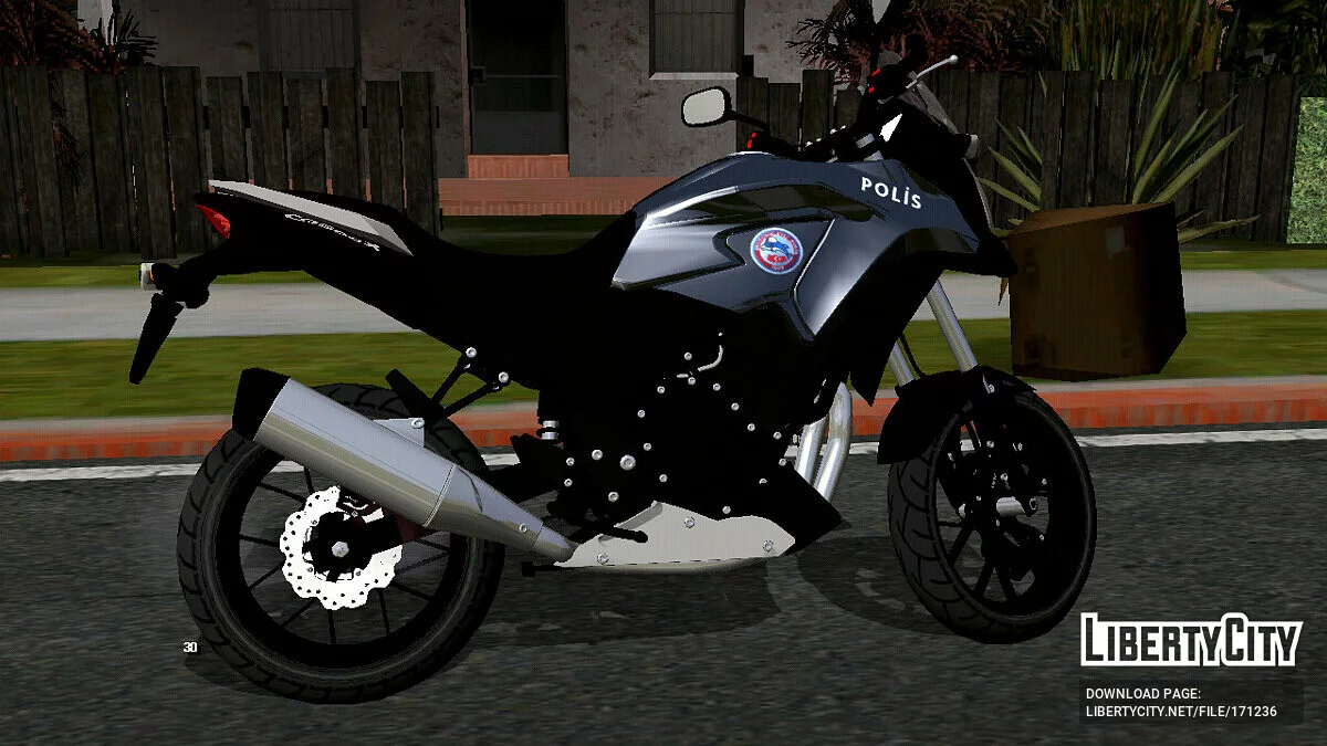 Honda CB 500X Turkish Police / GTA San Andreas (iOS, Android)