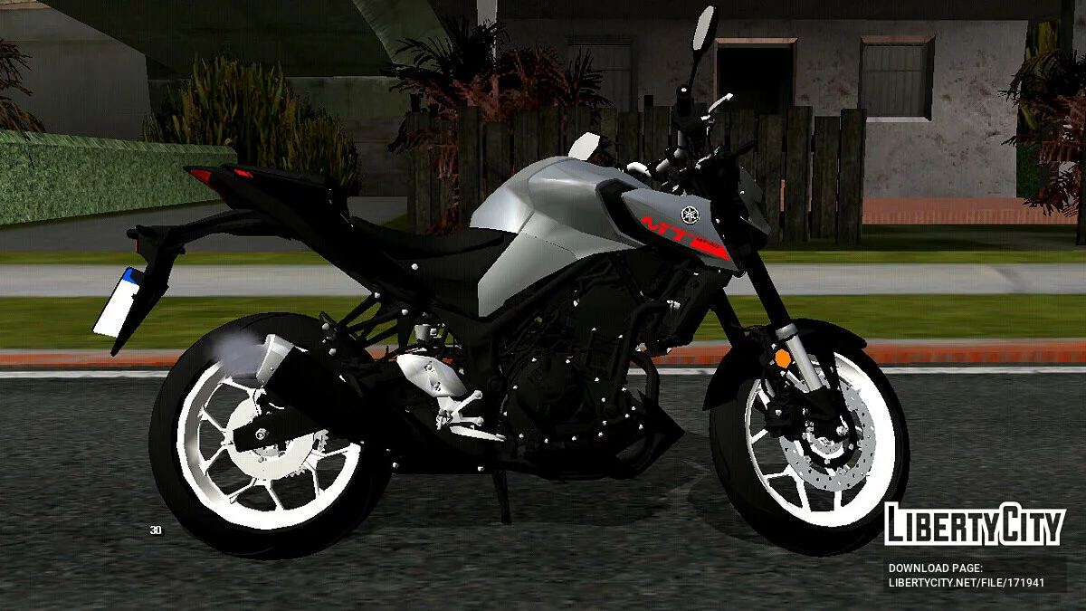 Yamaha MT-03 2021 (только DFF) / GTA San Andreas (iOS, Android)