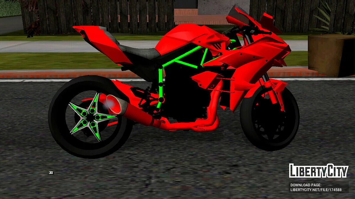 Kawasaki H2 (только DFF) / GTA San Andreas (iOS, Android)