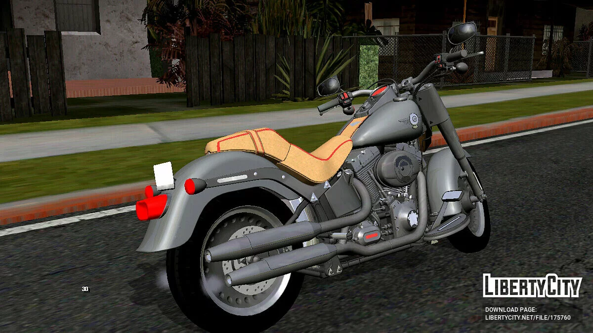 Harley-Davidson Fatboy 2010 (только DFF) / GTA San Andreas (iOS, Android)