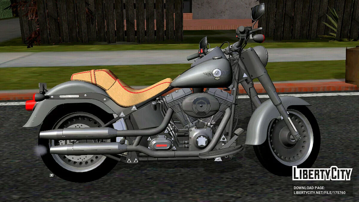 Harley-Davidson Fatboy 2010 (только DFF) / GTA San Andreas (iOS, Android)