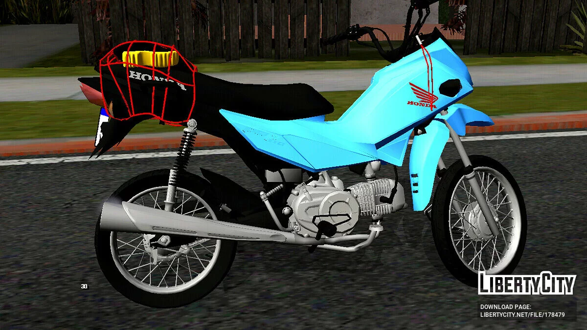 Honda Pop 110i (только DFF) / GTA San Andreas (iOS, Android)
