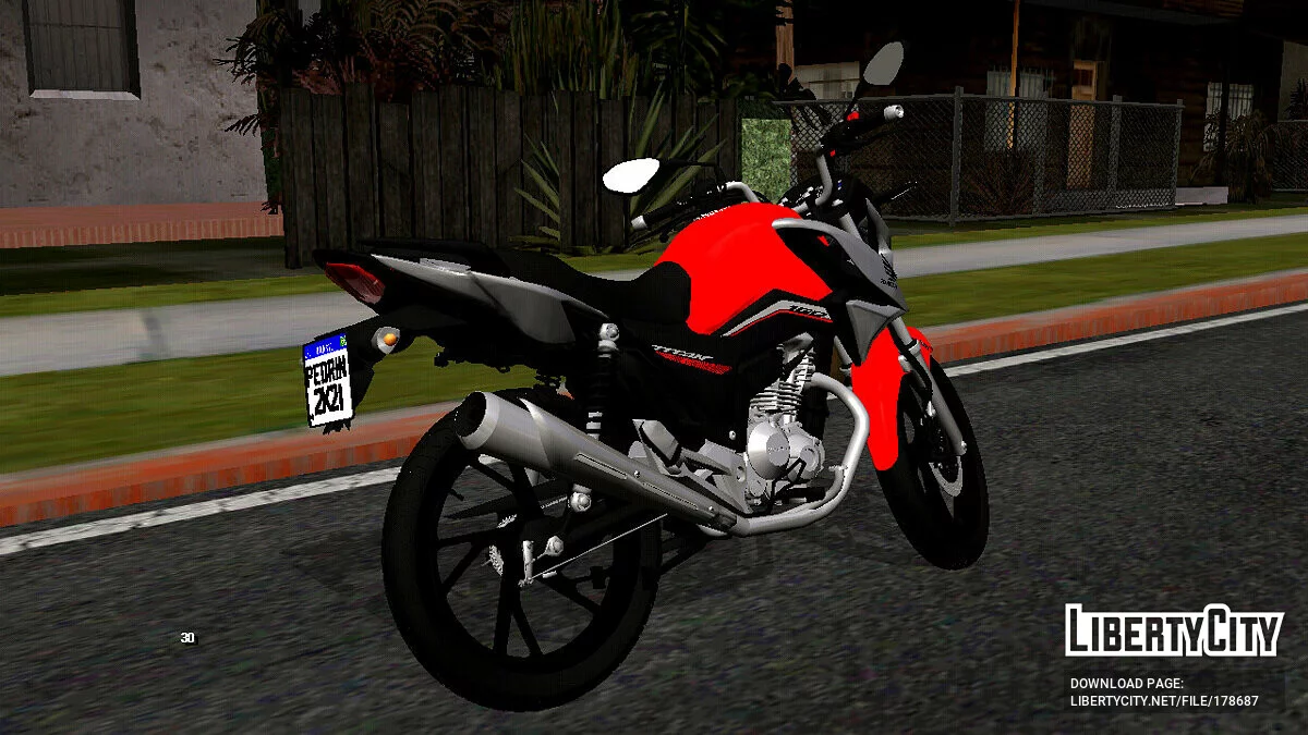 Honda Titan 160 2022 (только DFF) / GTA San Andreas (iOS, Android)