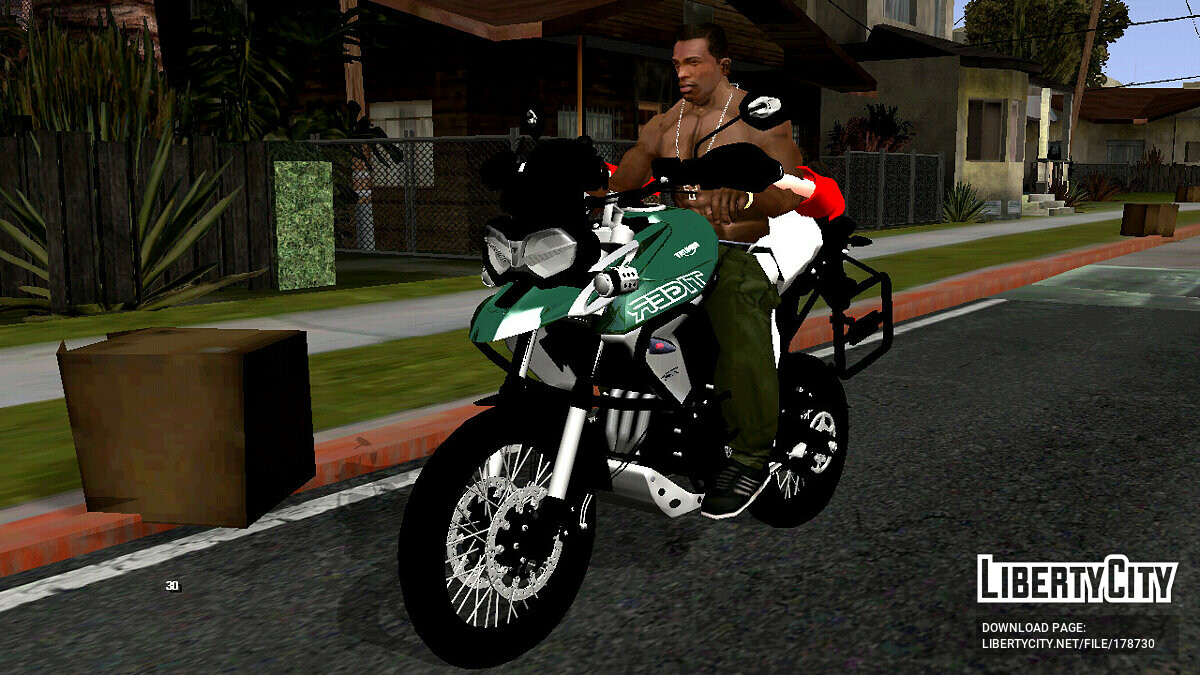 Скачать Triumph Tiger 800 XCX (только DFF) для GTA San Andreas (iOS,  Android)