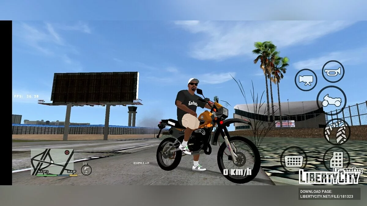 Yamaha DT 175 / GTA San Andreas (iOS, Android)