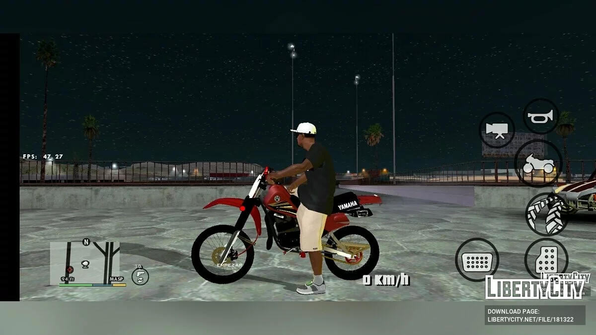 Yamaha DT 125 / GTA San Andreas (iOS, Android)