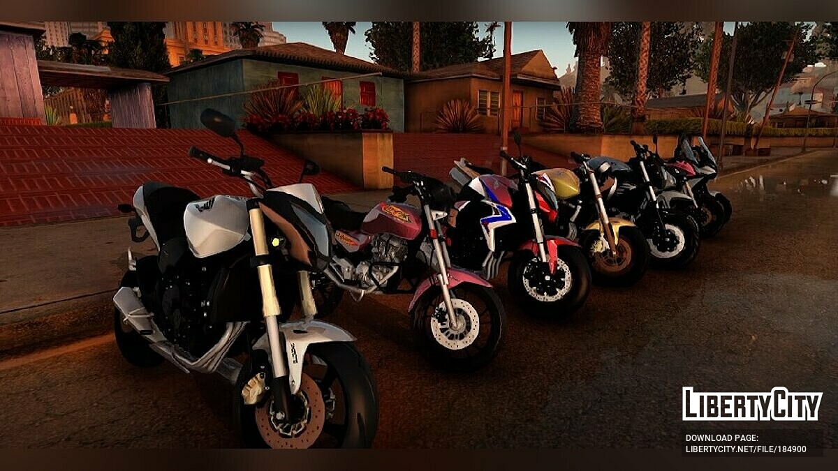 Сборник мотоциклов (только DFF) для GTA San Andreas (iOS, Android) - Картинка #1