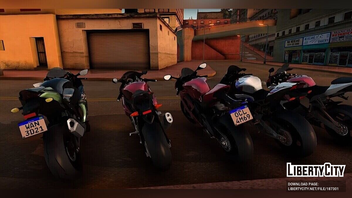 Motorcycle collection (DFF only) for GTA San Andreas (iOS, Android) - Картинка #2