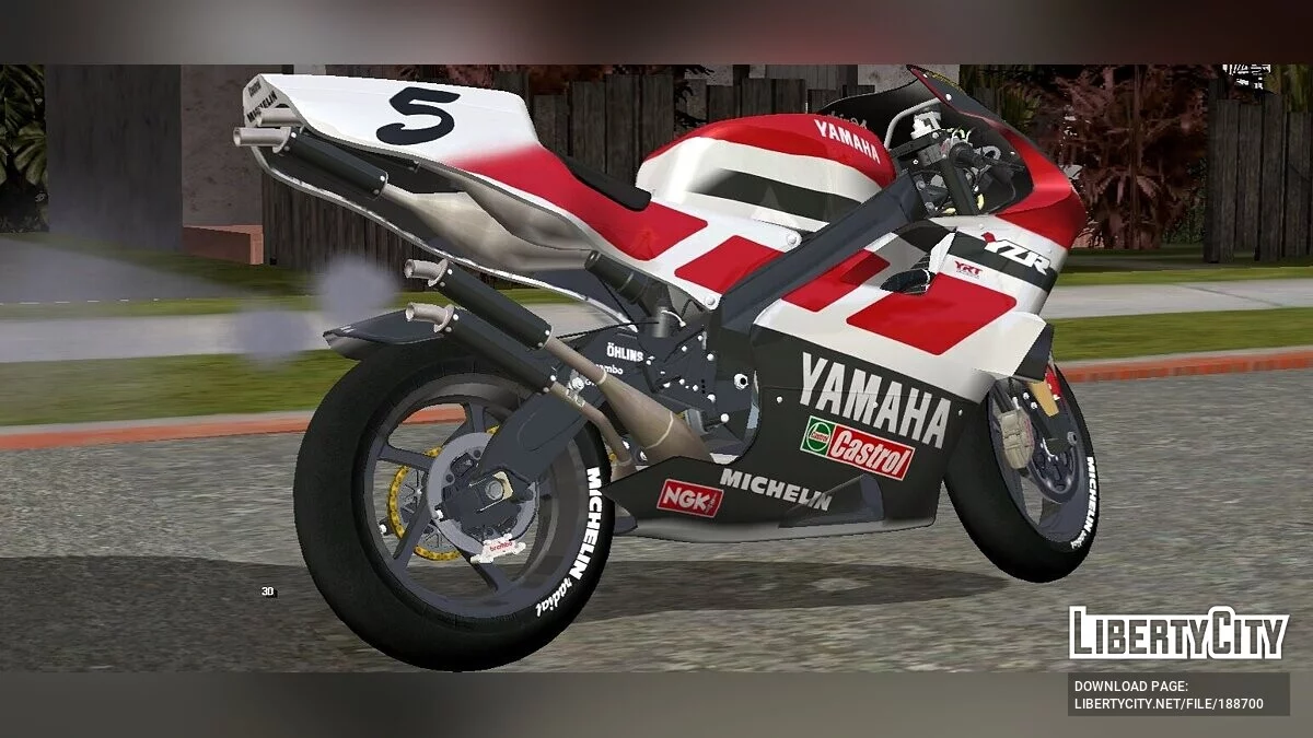 Yamaha YZR-500 / GTA San Andreas (iOS, Android)