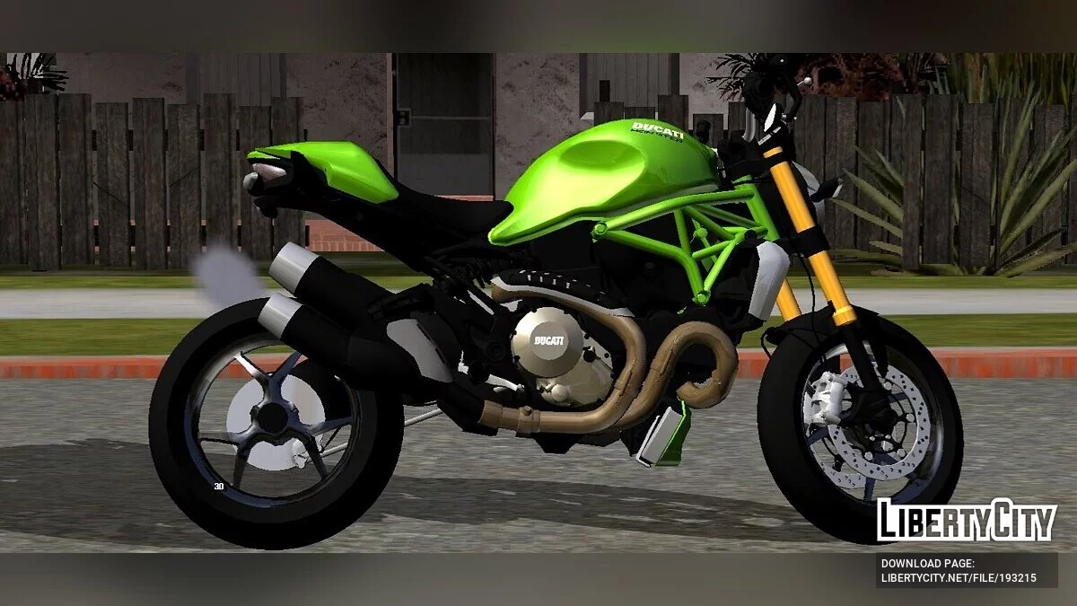 Ducati Monster 1200 (только DFF) / GTA San Andreas (iOS, Android)
