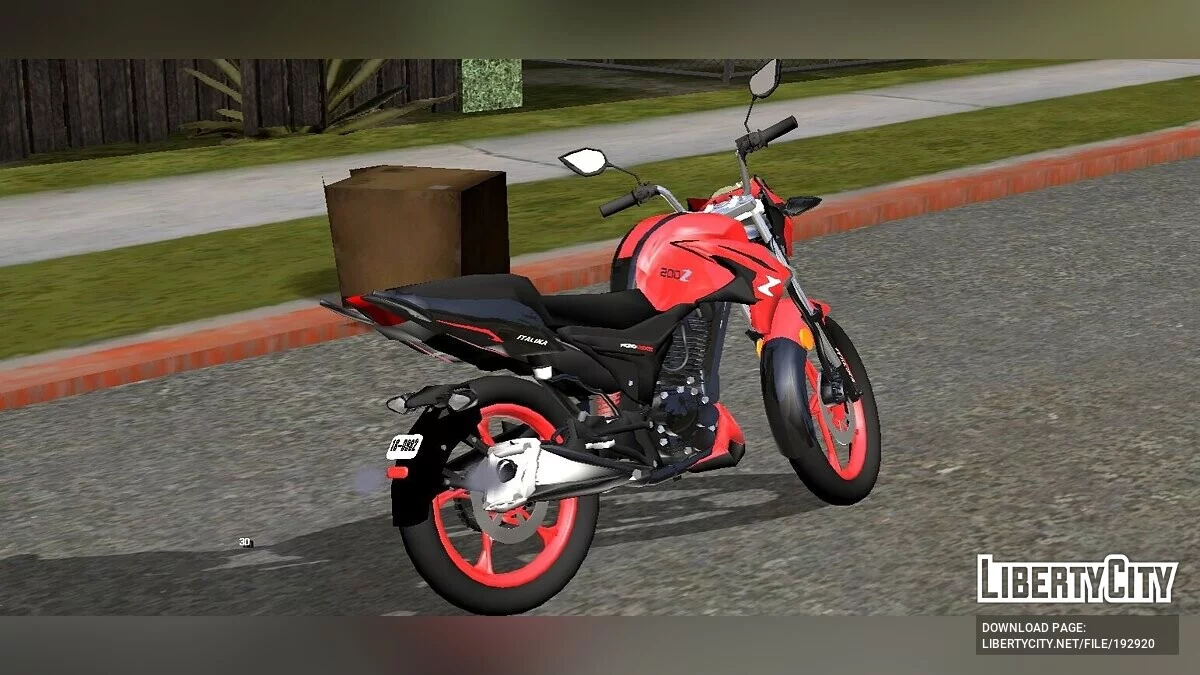 Italika 200z 2019 (только DFF) / GTA San Andreas (iOS, Android)