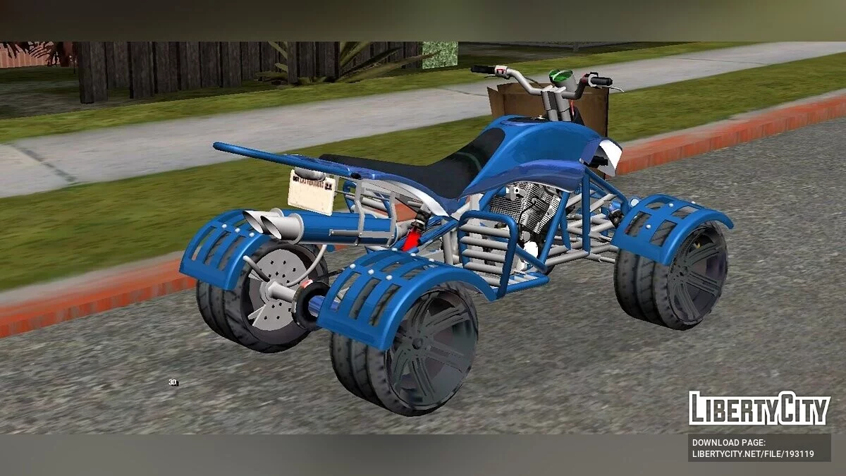 Квадроцикл из GTA 5 (только DFF) / GTA San Andreas (iOS, Android)