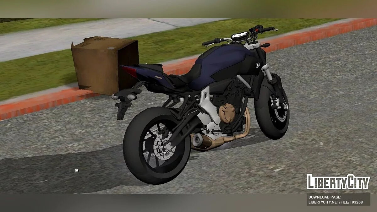 Yamaha MT 07 (только DFF) / GTA San Andreas (iOS, Android)