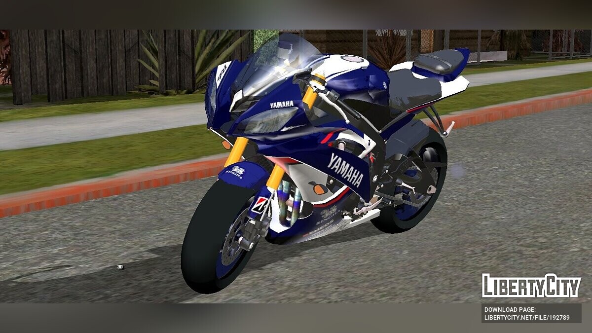 Скачать Yamaha YZF R6 2014 для GTA San Andreas (iOS, Android)