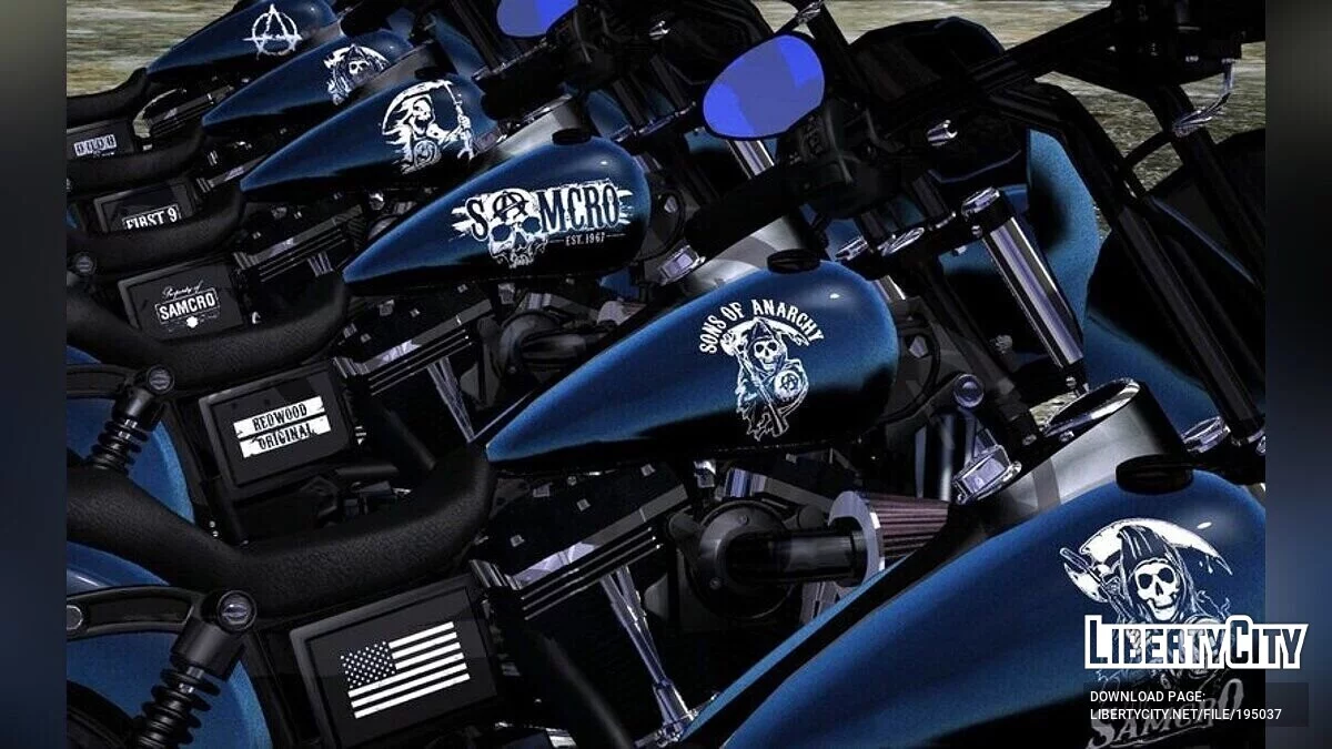 Harley-Davidson Street Bob - Sons Of Anarchy / GTA San Andreas (iOS, Android)