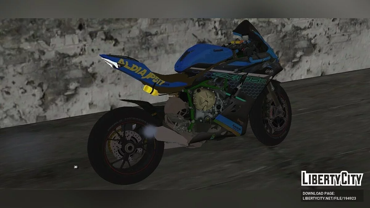 Kawasaki Zx25r Blue Keren / GTA San Andreas (iOS, Android)