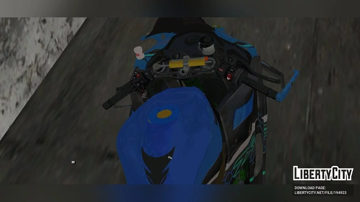 Kawasaki Zx25r Blue Keren / GTA San Andreas (iOS, Android)