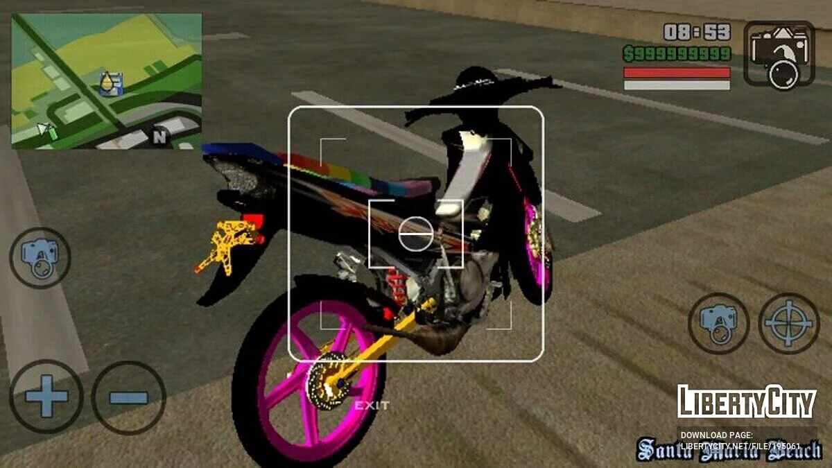 Yamaha 125 Hitam Oren Sprint / GTA San Andreas (iOS, Android)
