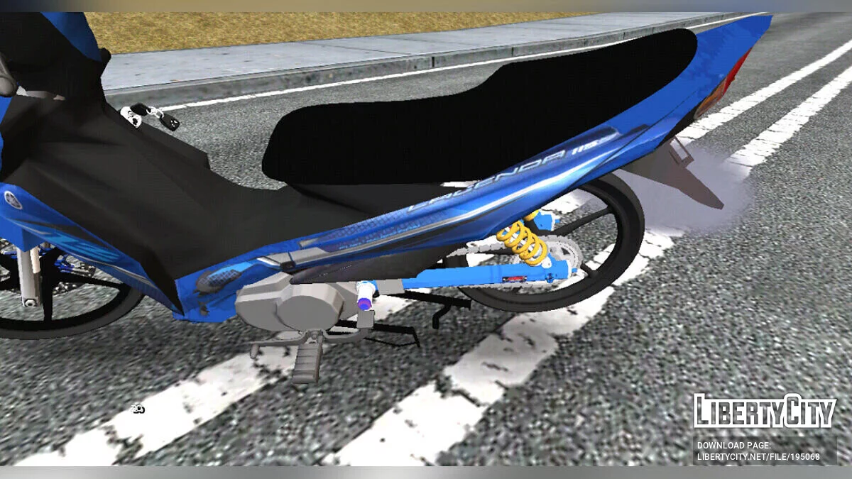 Yamaha Lagenda 115ZRFI Blue 2019 / GTA San Andreas (iOS, Android)