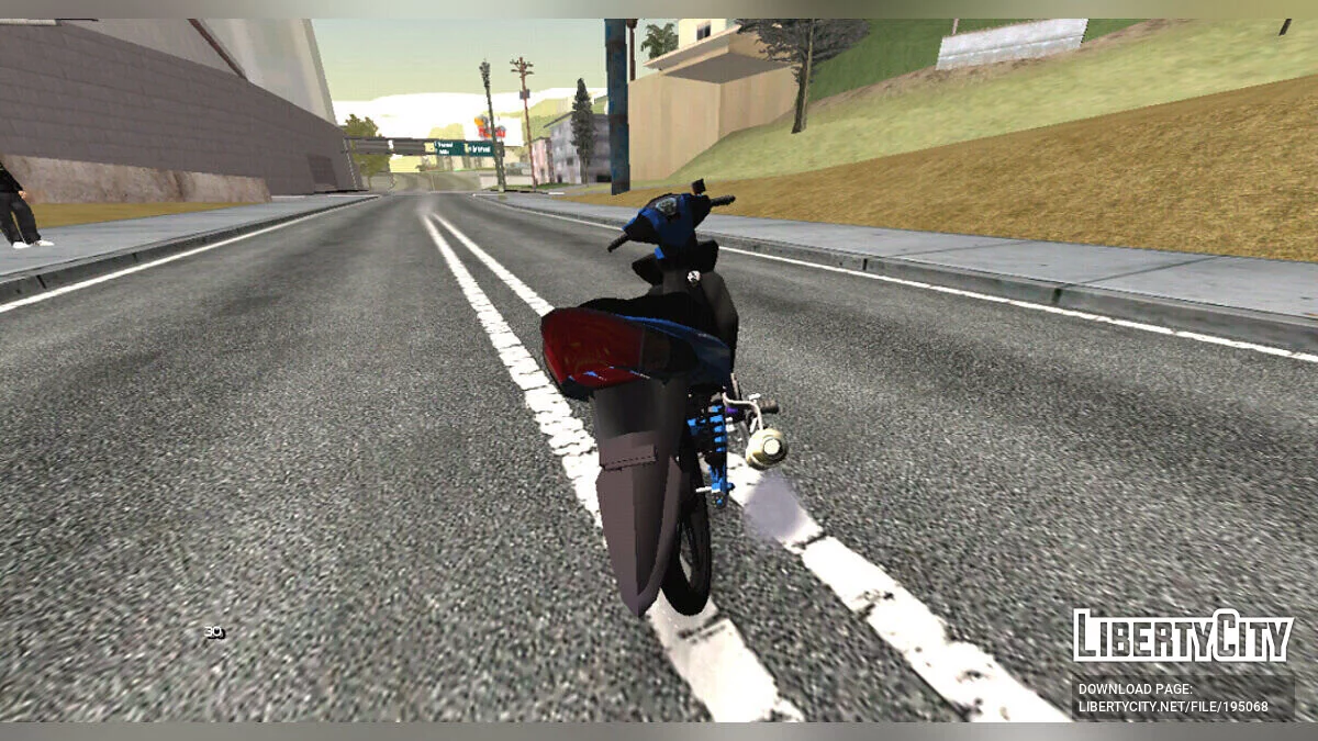 Yamaha Lagenda 115ZRFI Blue 2019 / GTA San Andreas (iOS, Android)