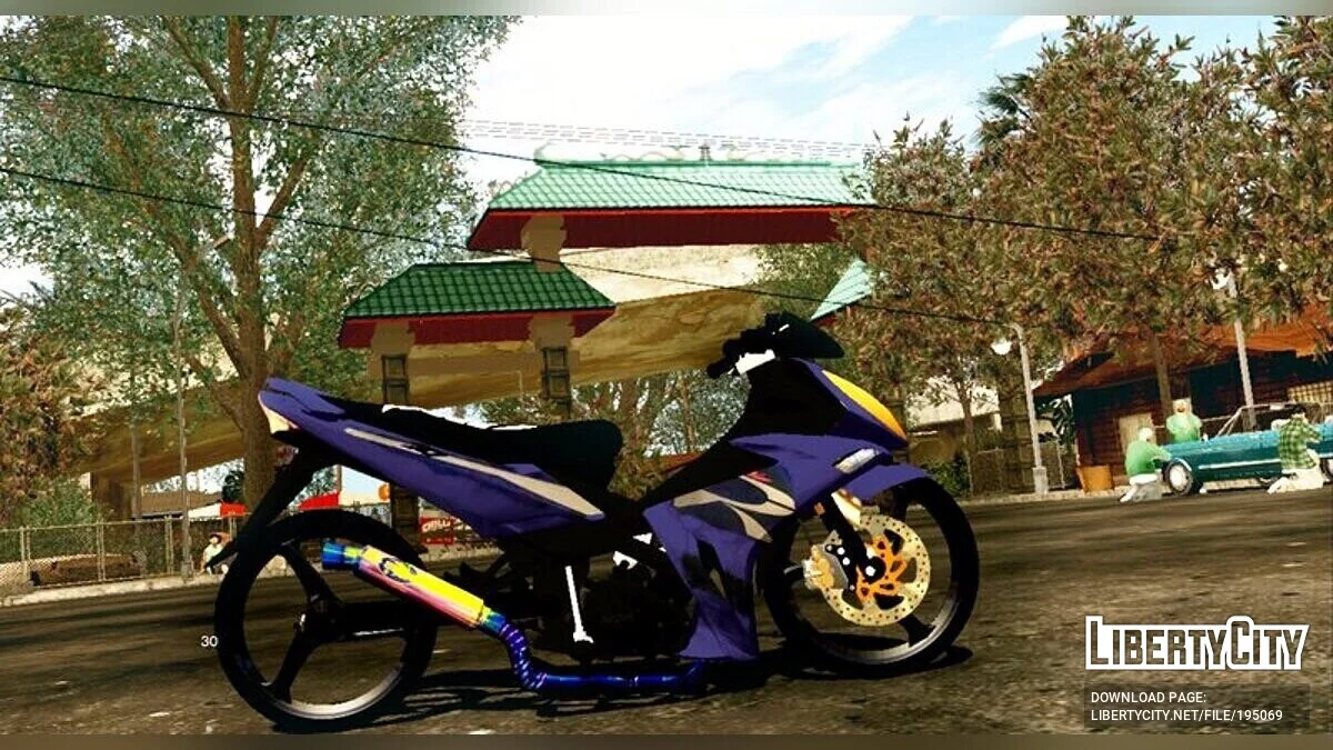 Yamaha X-1R Purple & Violet / GTA San Andreas (iOS, Android)