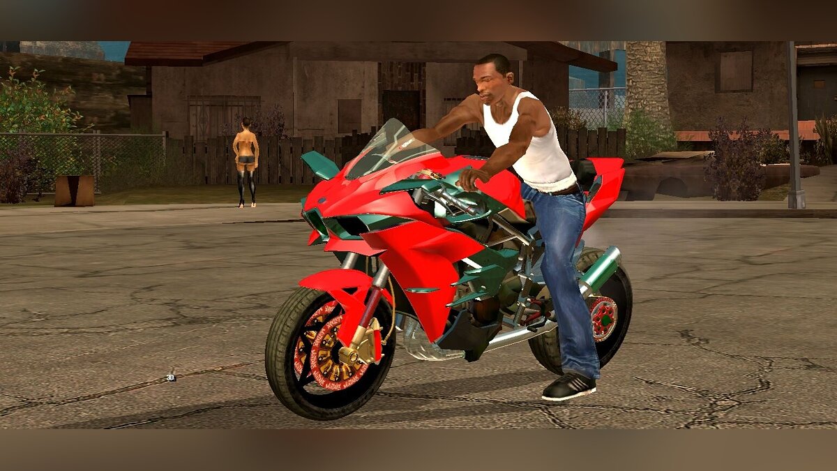 Скачать Kawasaki H2R (только DFF) для GTA San Andreas (iOS, Android)