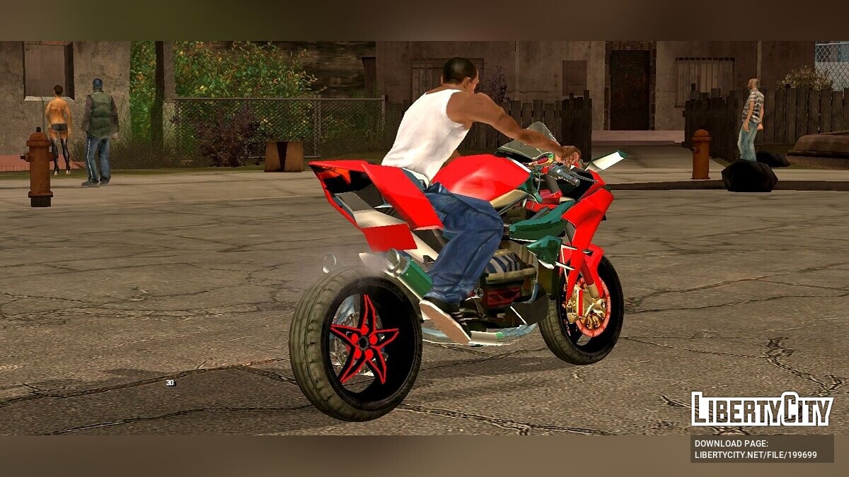 Скачать Kawasaki H2R (только DFF) для GTA San Andreas (iOS, Android)