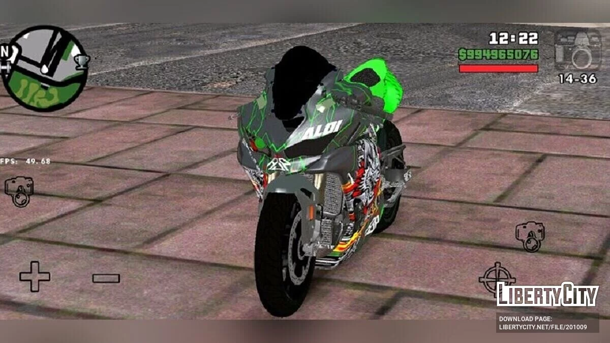 Kawasaki Ninja ZX-25R Dragon / GTA San Andreas (iOS, Android)