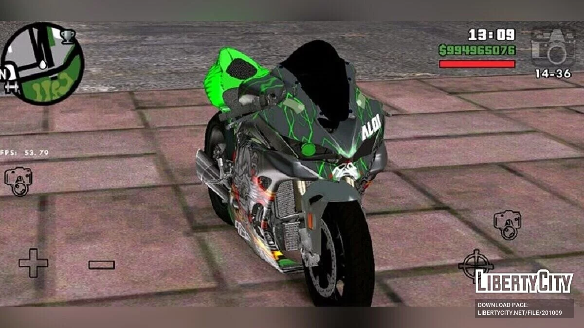 Kawasaki Ninja ZX-25R Dragon / GTA San Andreas (iOS, Android)
