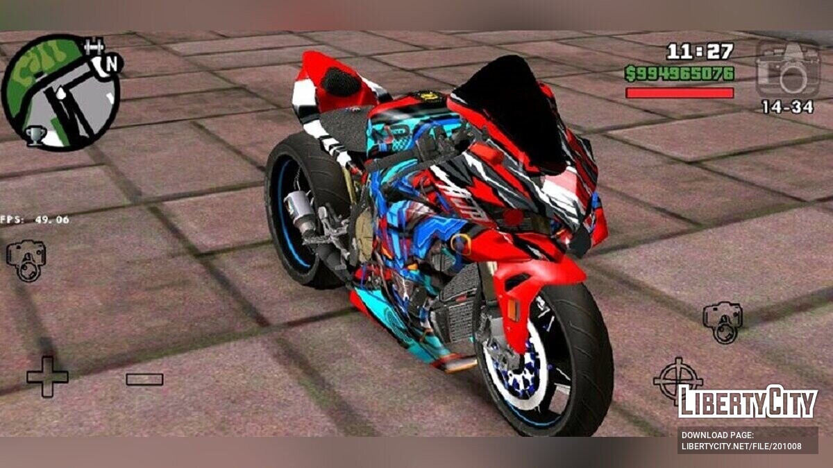 Скачать Kawasaki Ninja ZX-25R Robot для GTA San Andreas (iOS, Android)