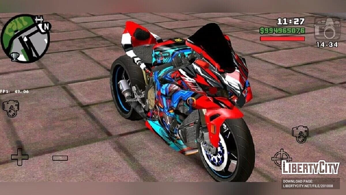 Kawasaki Ninja ZX-25R Robot / GTA San Andreas (iOS, Android)