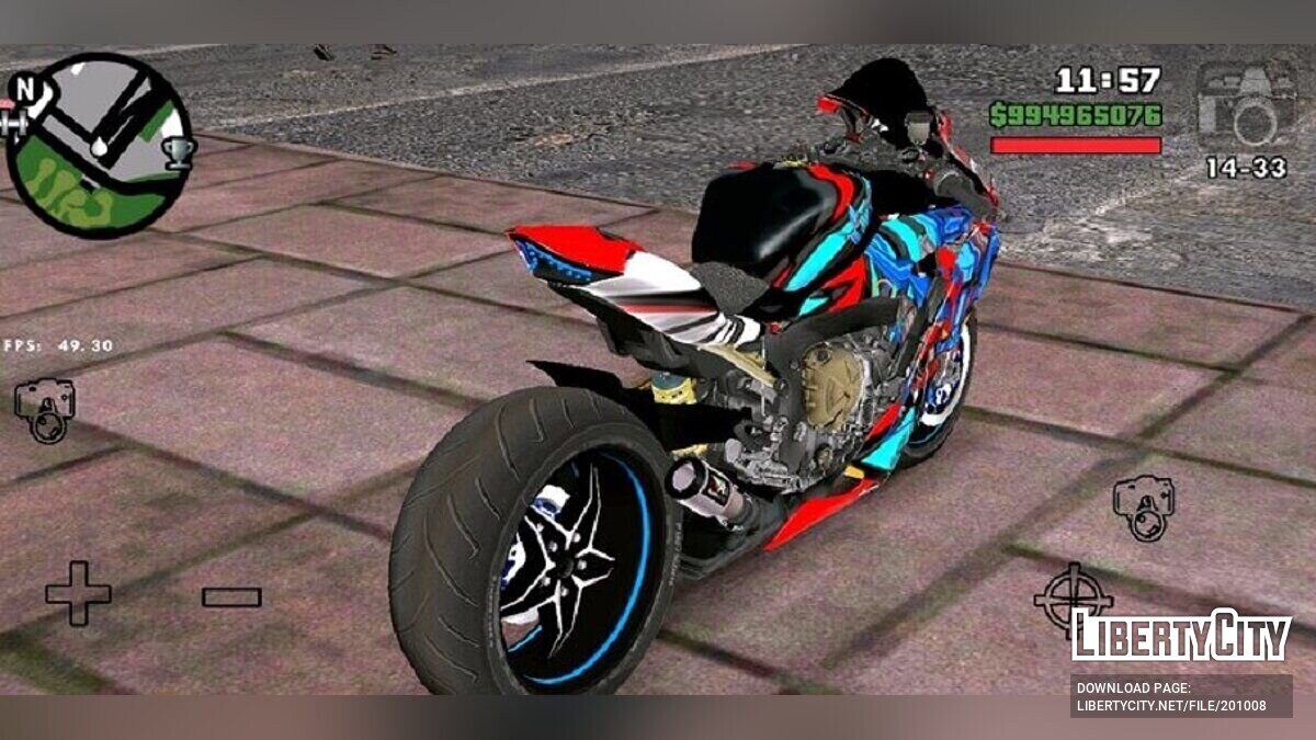 Скачать Kawasaki Ninja ZX-25R Robot для GTA San Andreas (iOS, Android)