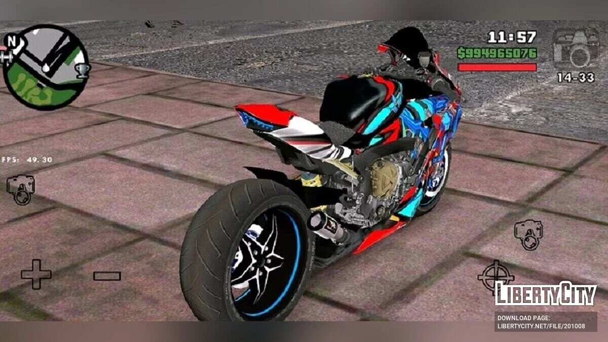 Kawasaki Ninja ZX-25R Robot / GTA San Andreas (iOS, Android)