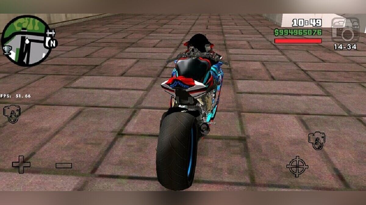 Скачать Kawasaki Ninja ZX-25R Robot для GTA San Andreas (iOS, Android)